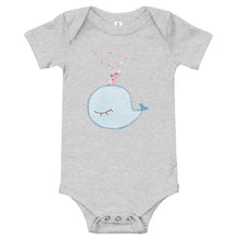Load image into Gallery viewer, Baby Whale Love Bodysuit