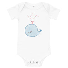 Load image into Gallery viewer, Baby Whale Love Bodysuit