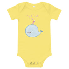 Load image into Gallery viewer, Baby Whale Love Bodysuit