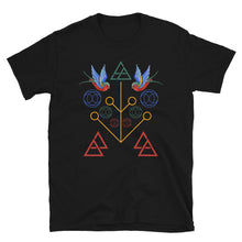 Load image into Gallery viewer, Geometric Swallow Unisex Tee