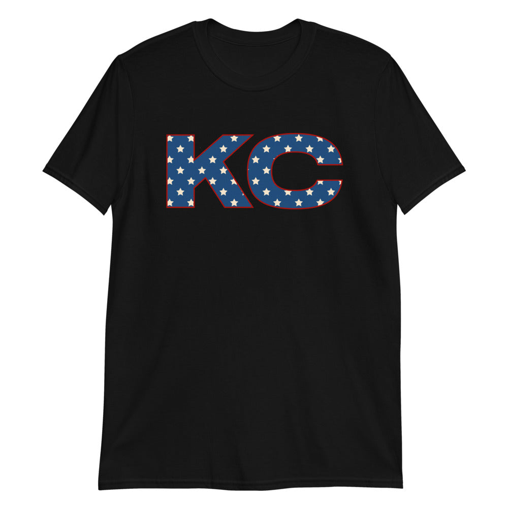 CHARLIE HUSTLE | KC HEART T-SHIRT - GREY & NAVY