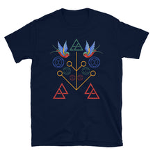 Load image into Gallery viewer, Geometric Swallow Unisex Tee