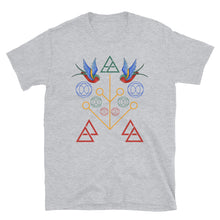 Load image into Gallery viewer, Geometric Swallow Unisex Tee