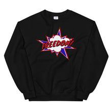 Load image into Gallery viewer, Freedom! Onomatopoeia Unisex Sweatshirt