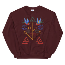Load image into Gallery viewer, Geometric Swallow Unisex Sweatshirt