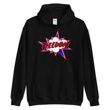 Load image into Gallery viewer, Freedom! Onomatopoeia Unisex Hoodie