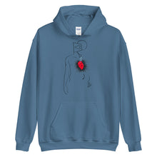 Load image into Gallery viewer, Watered Heart Unisex Hoodie