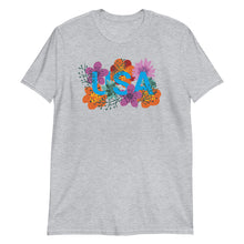 Load image into Gallery viewer, Floral USA Unisex Tee
