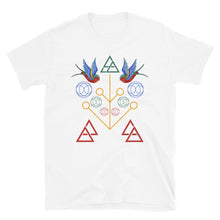 Load image into Gallery viewer, Geometric Swallow Unisex Tee
