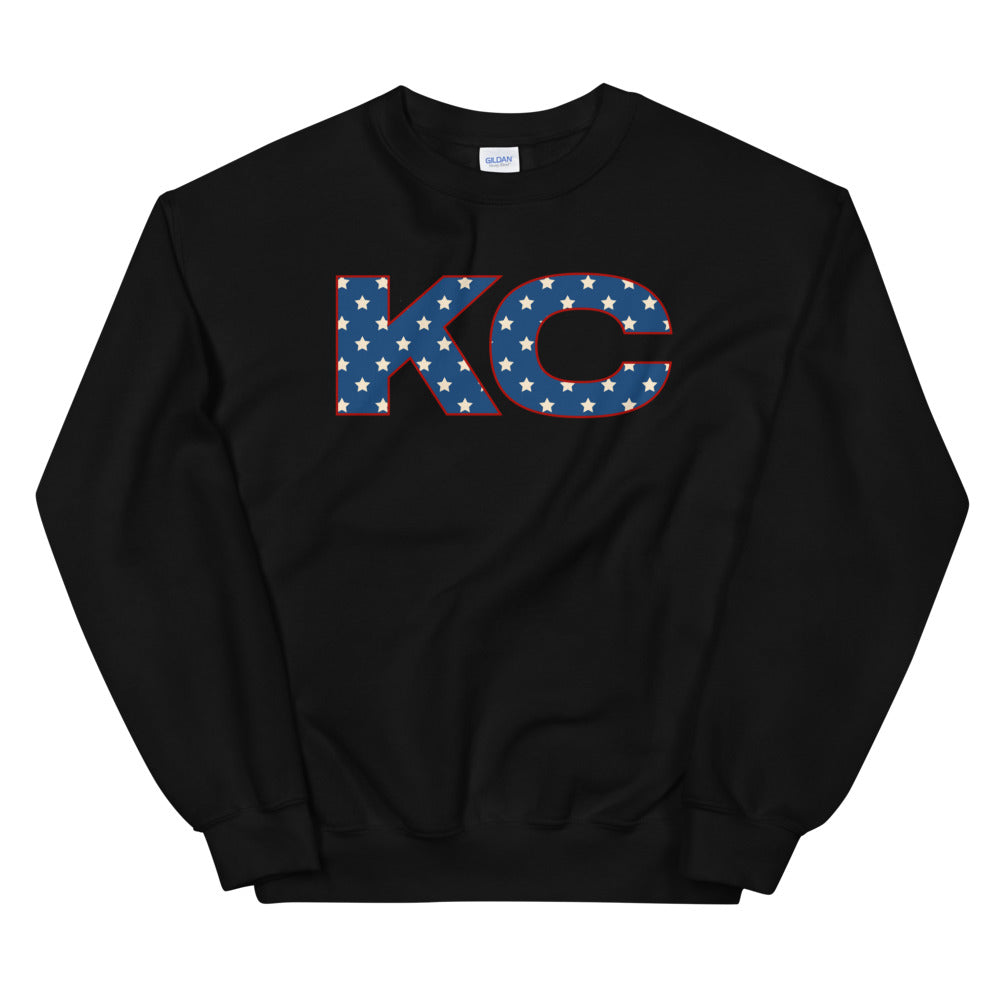 Charlie Hustle KC Heart Sweatshirt: Grey L / Grey