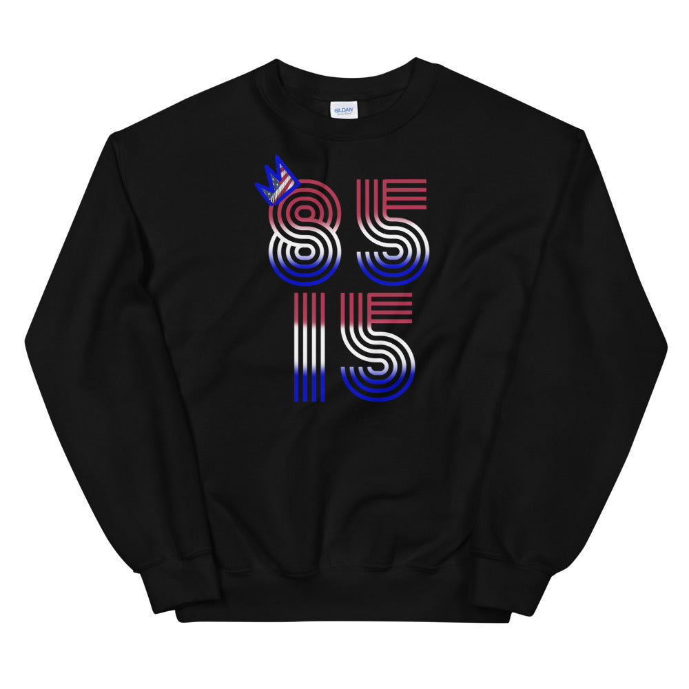 85/15 Red, White & Blue Unisex Sweatshirt