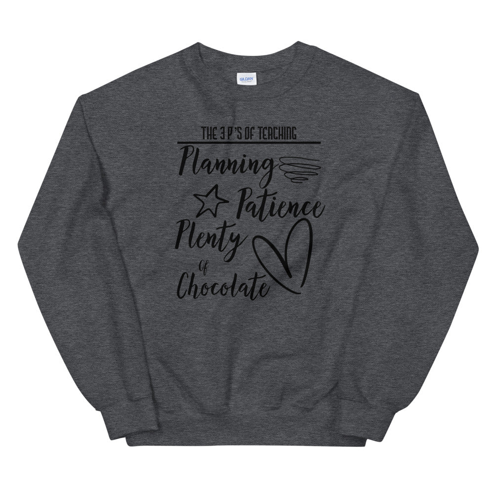 3 P's Of Teaching Unisex Sweatshirt