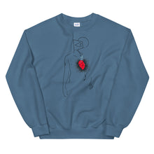 Load image into Gallery viewer, Watered Heart Unisex Sweatshirt
