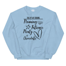 Load image into Gallery viewer, 3 P&#39;s Of Teaching Unisex Sweatshirt
