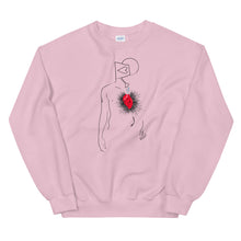 Load image into Gallery viewer, Watered Heart Unisex Sweatshirt
