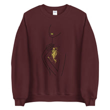 Load image into Gallery viewer, Golden Heart Unisex Sweatshirt
