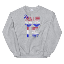 Load image into Gallery viewer, 85/15 Red, White &amp; Blue Unisex Sweatshirt
