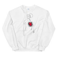 Load image into Gallery viewer, Watered Heart Unisex Sweatshirt
