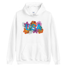 Load image into Gallery viewer, Floral USA Unisex Hoodie
